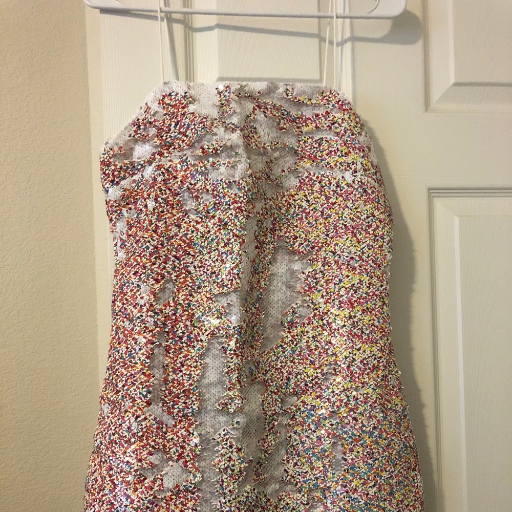 Don’t Rain On My Parade Confetti Sequin Dress